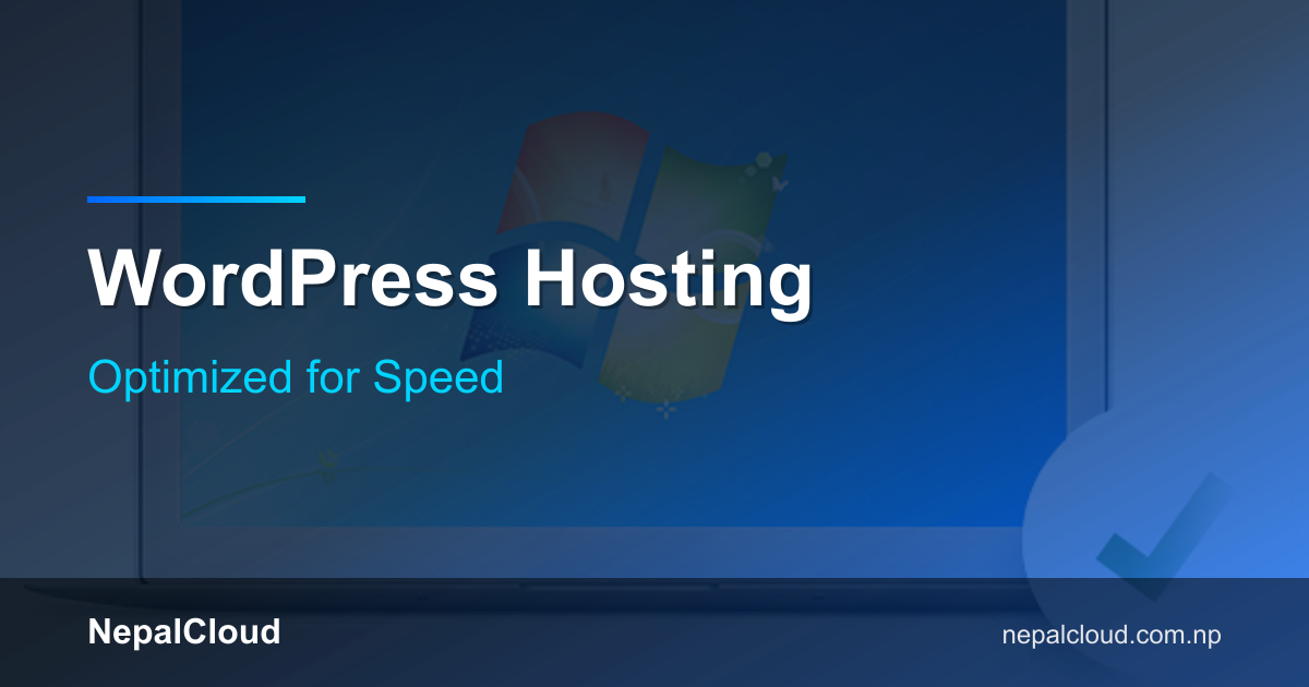 WordPress Hosting in Nepal from Rs. 60/mo | NepalCloud